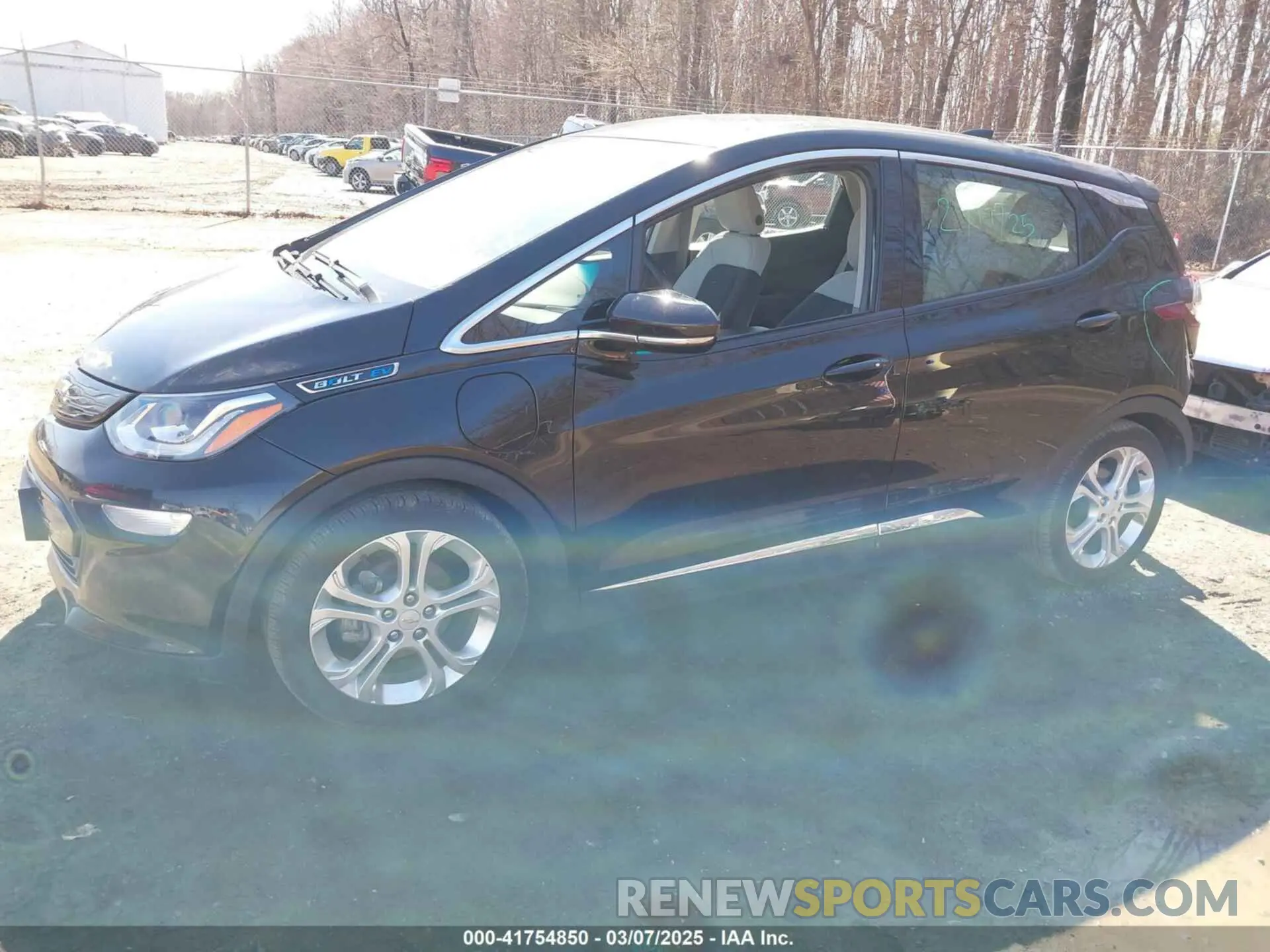 2 Photograph of a damaged car 1G1FY6S09L4143893 CHEVROLET BOLT EV 2020