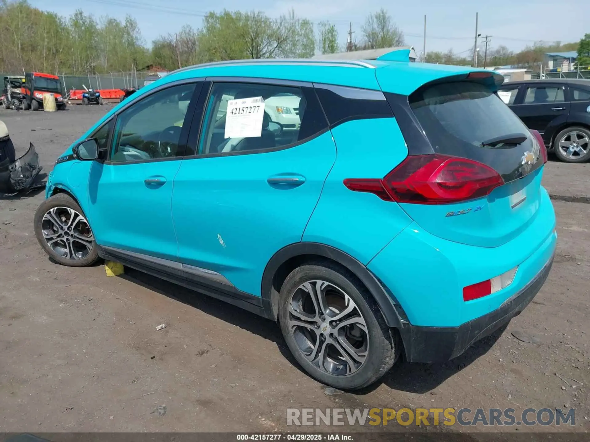 3 Photograph of a damaged car 1G1FZ6S05L4114842 CHEVROLET BOLT EV 2020
