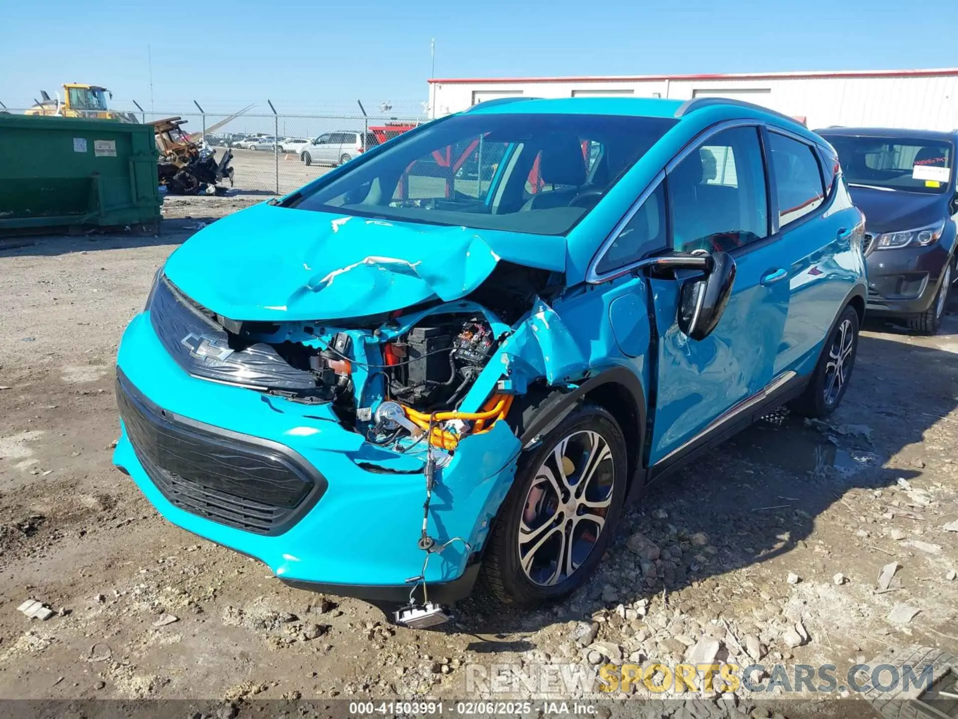 2 Photograph of a damaged car 1G1FZ6S0XL4121012 CHEVROLET BOLT EV 2020