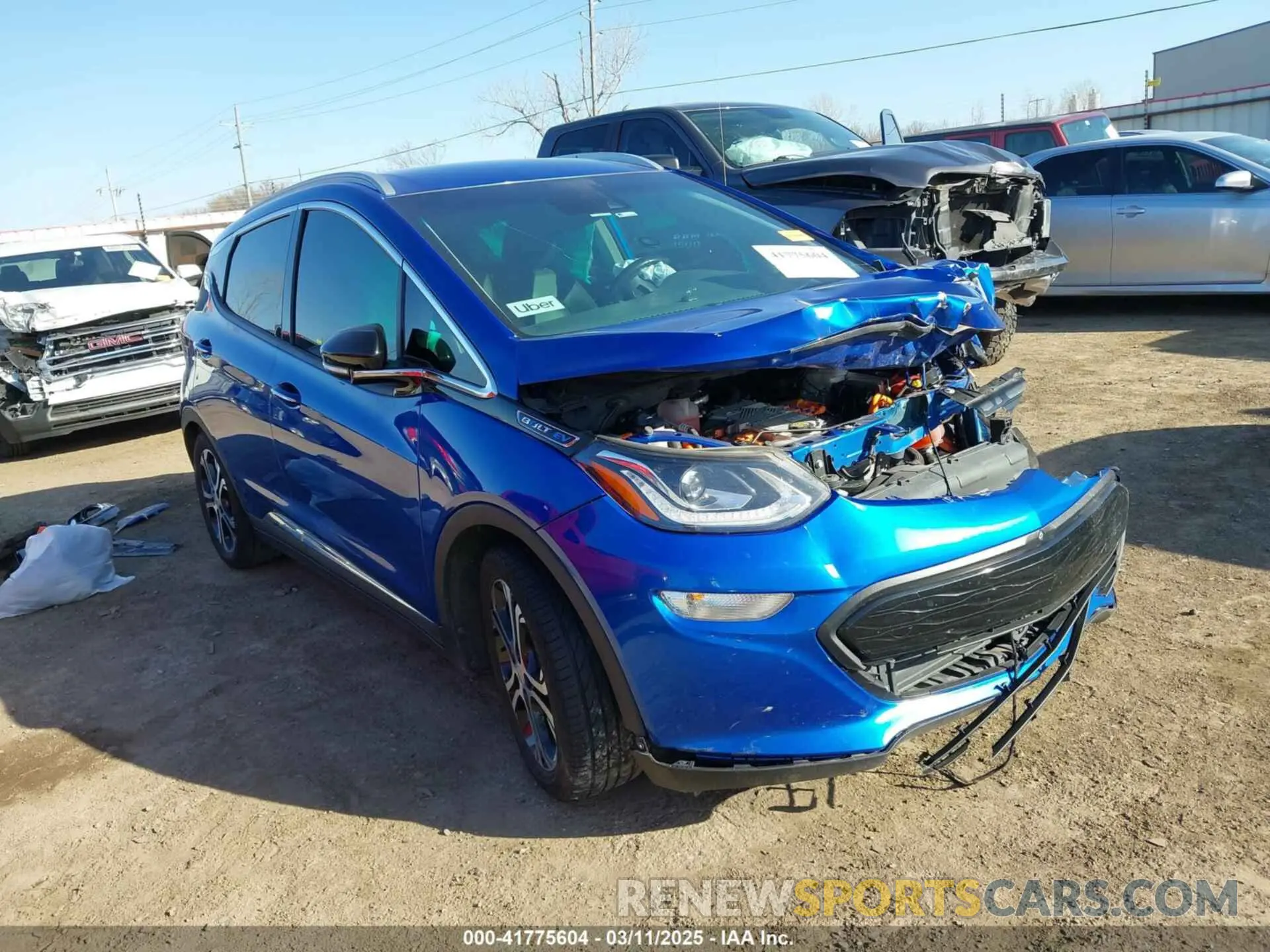 1 Photograph of a damaged car 1G1FZ6S0XL4149831 CHEVROLET BOLT EV 2020