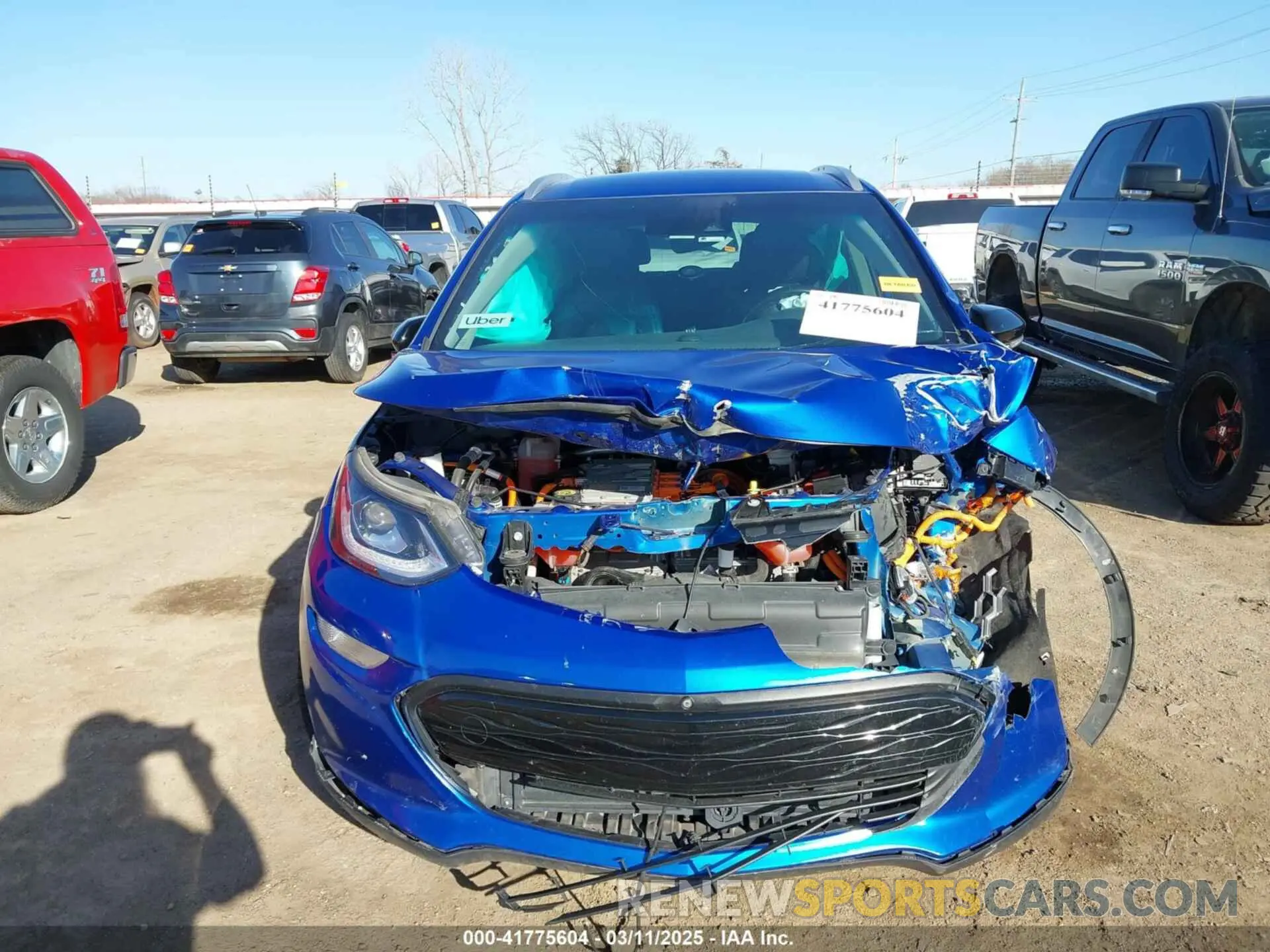 13 Photograph of a damaged car 1G1FZ6S0XL4149831 CHEVROLET BOLT EV 2020
