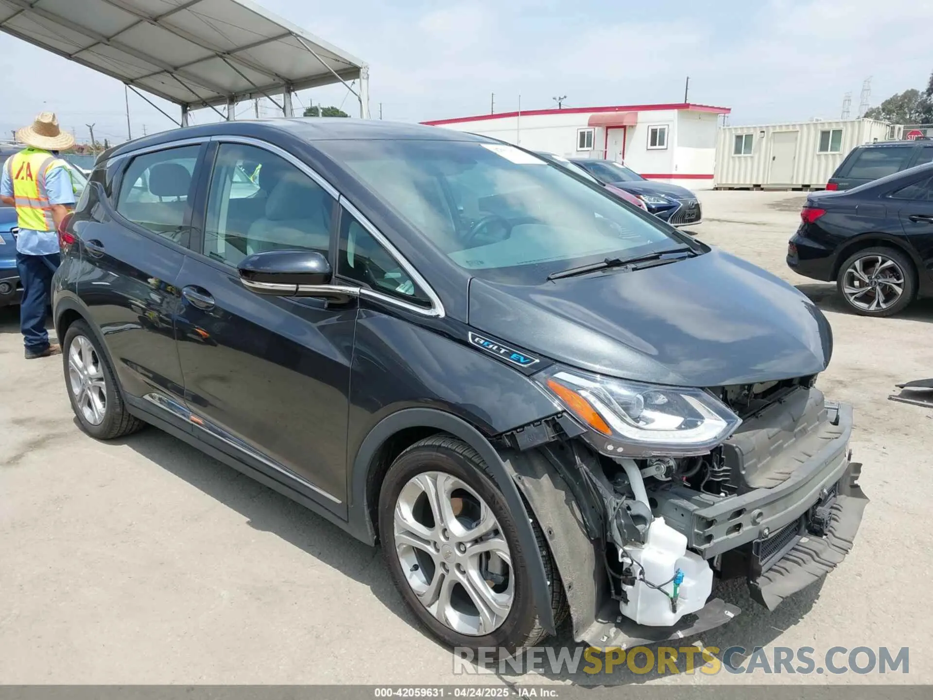 1 Photograph of a damaged car 1G1FY6S05M4112478 CHEVROLET BOLT EV 2021