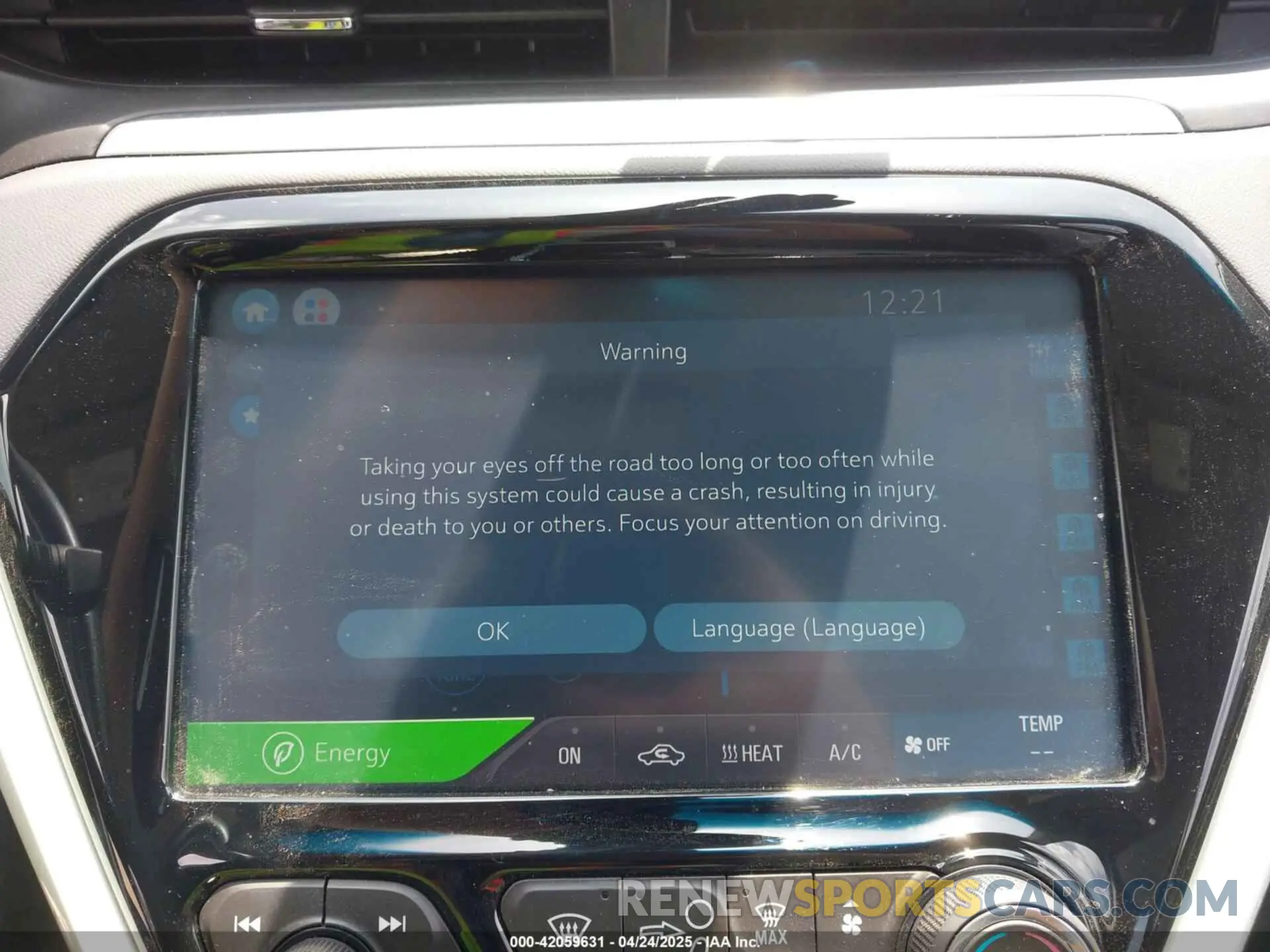 19 Photograph of a damaged car 1G1FY6S05M4112478 CHEVROLET BOLT EV 2021