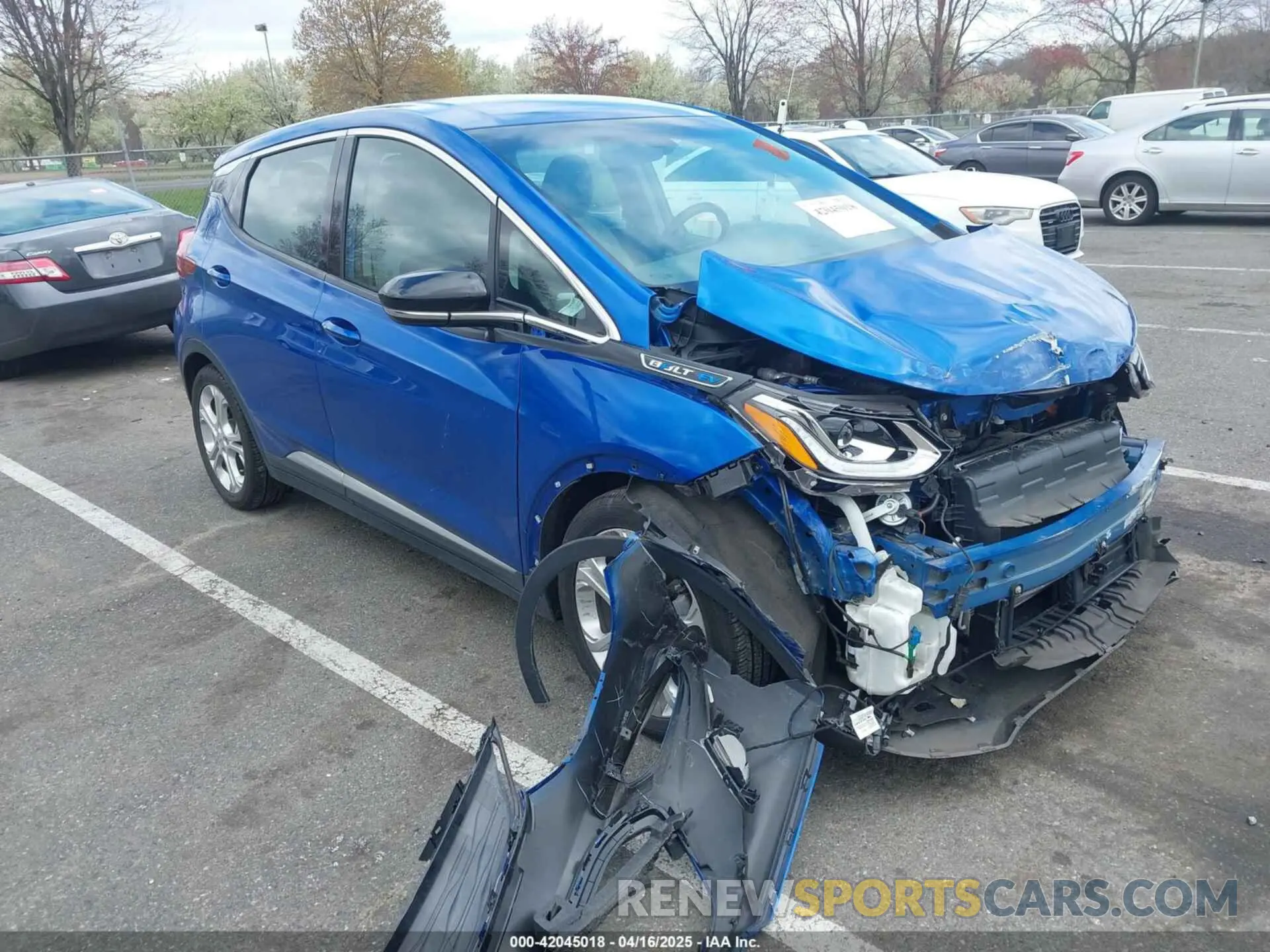 1 Photograph of a damaged car 1G1FY6S08M4112443 CHEVROLET BOLT EV 2021