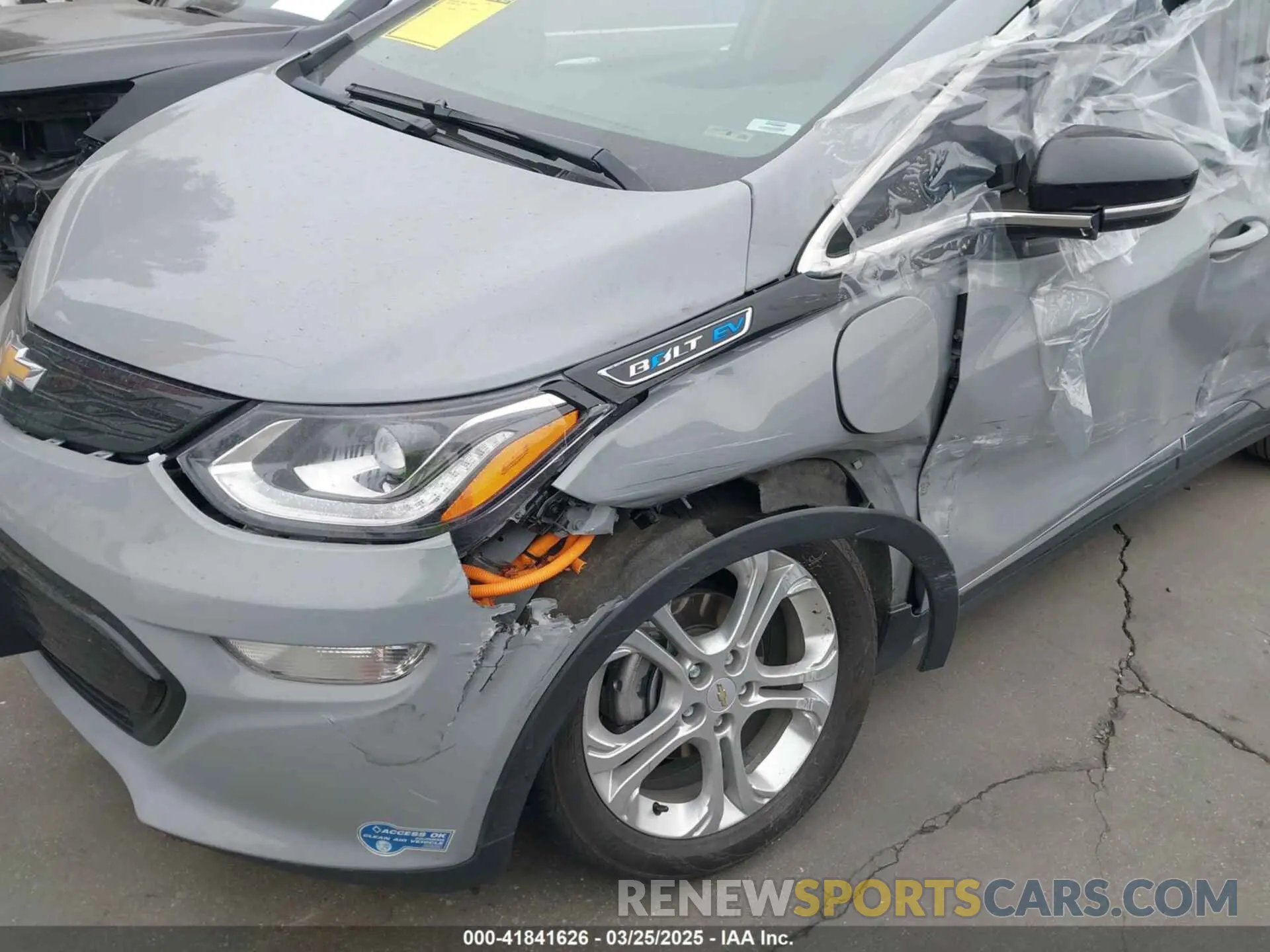 6 Photograph of a damaged car 1G1FY6S09M4106389 CHEVROLET BOLT EV 2021