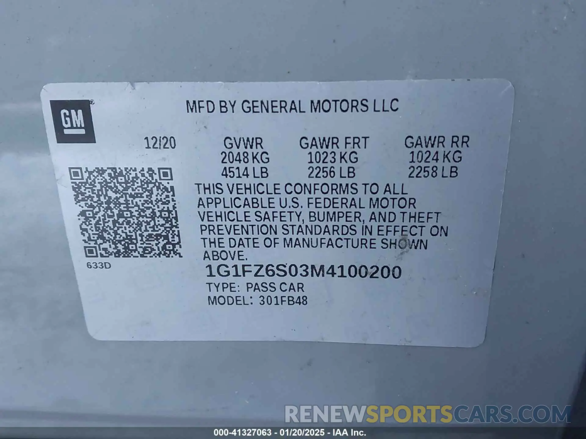 9 Photograph of a damaged car 1G1FZ6S03M4100200 CHEVROLET BOLT EV 2021