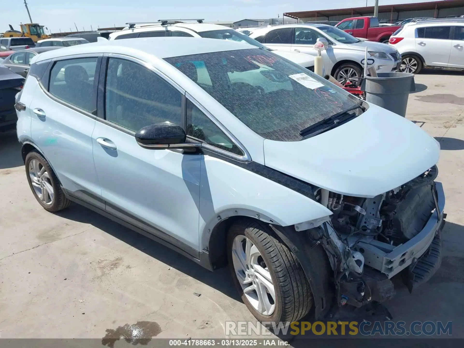 1 Photograph of a damaged car 1G1FW6S01N4127115 CHEVROLET BOLT EV 2022