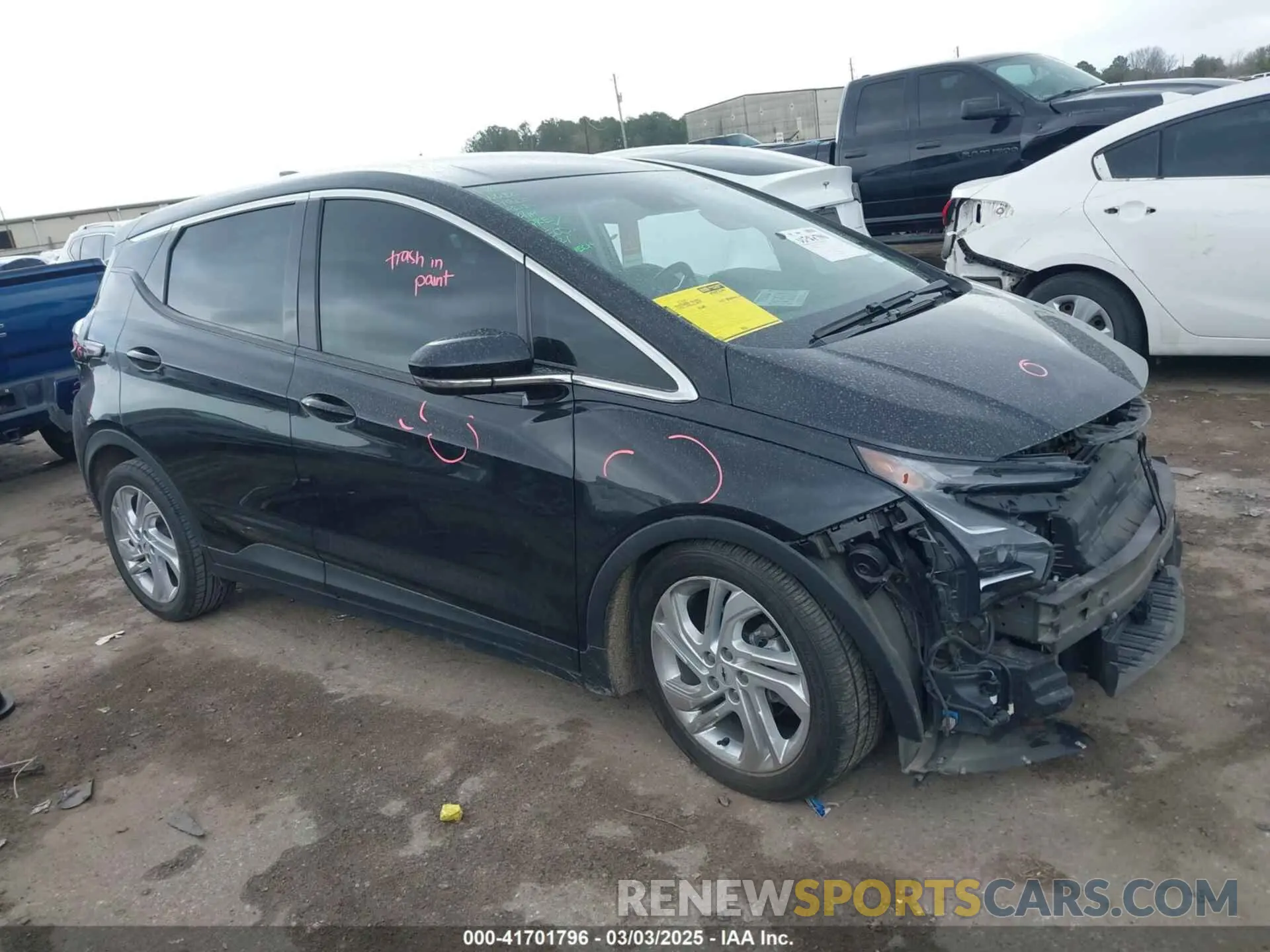 1 Photograph of a damaged car 1G1FW6S01N4128233 CHEVROLET BOLT EV 2022