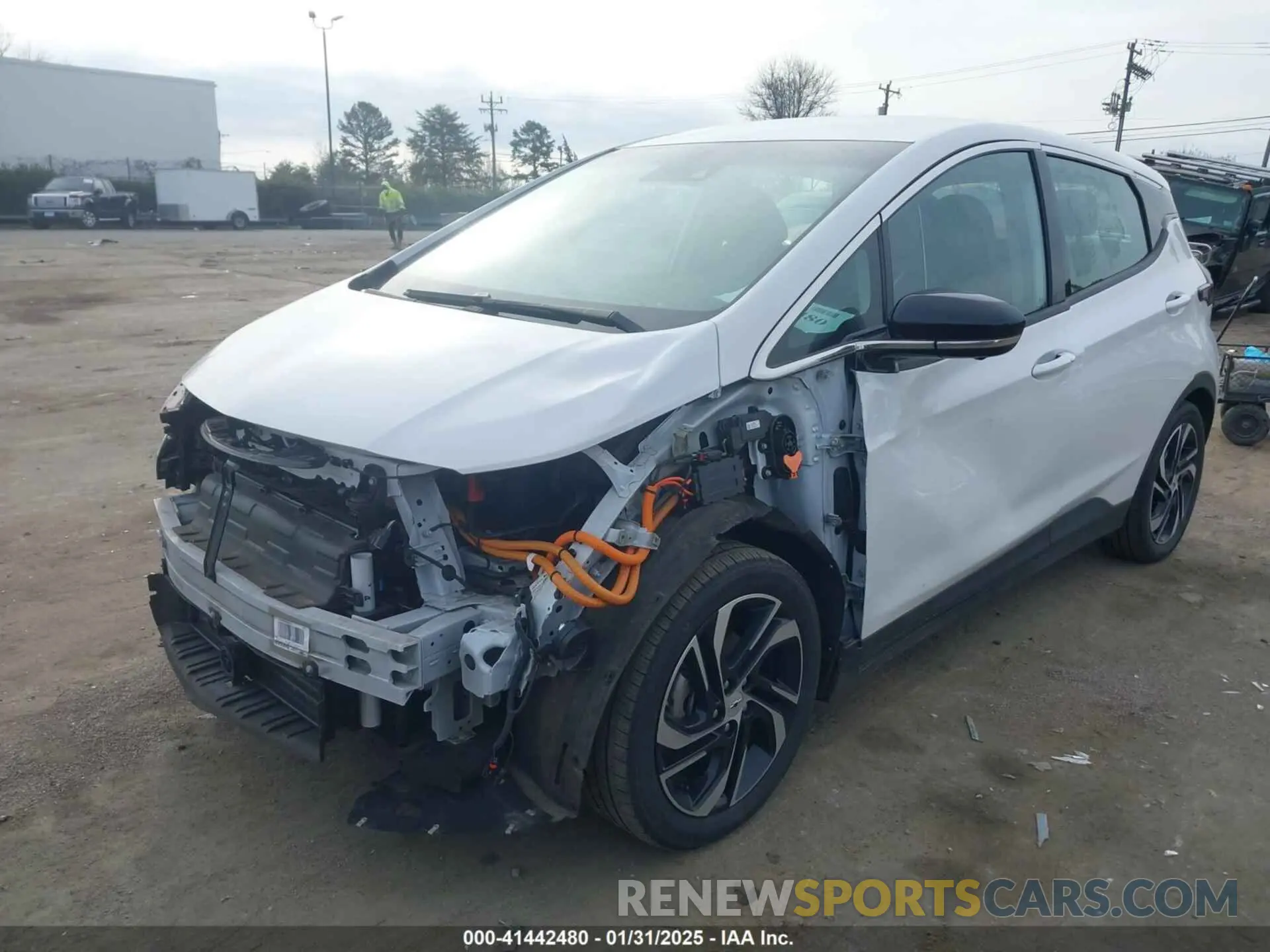 2 Photograph of a damaged car 1G1FX6S01N4102325 CHEVROLET BOLT EV 2022