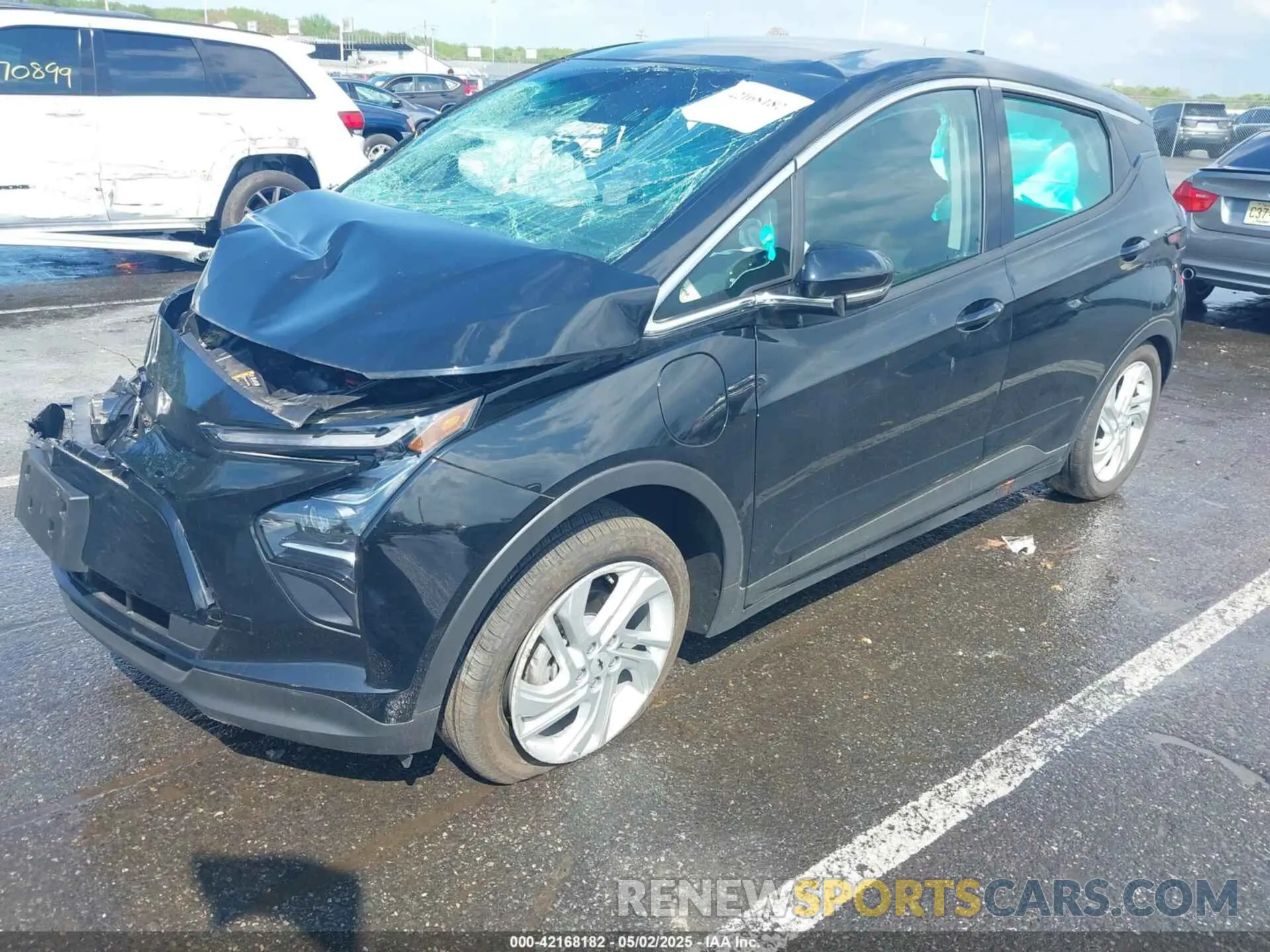 2 Photograph of a damaged car 1G1FW6S00P4194095 CHEVROLET BOLT EV 2023