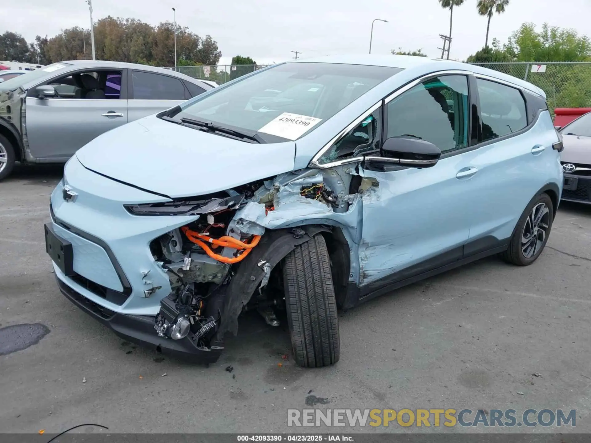 2 Photograph of a damaged car 1G1FX6S01P4153634 CHEVROLET BOLT EV 2023