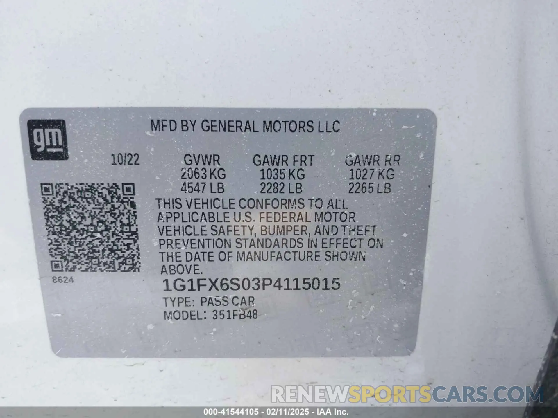 9 Photograph of a damaged car 1G1FX6S03P4115015 CHEVROLET BOLT EV 2023
