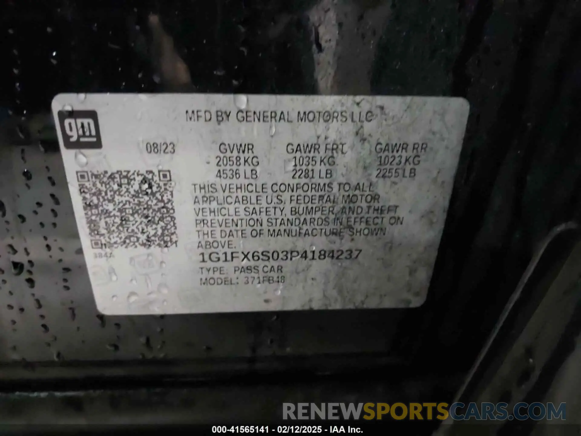 9 Photograph of a damaged car 1G1FX6S03P4184237 CHEVROLET BOLT EV 2023