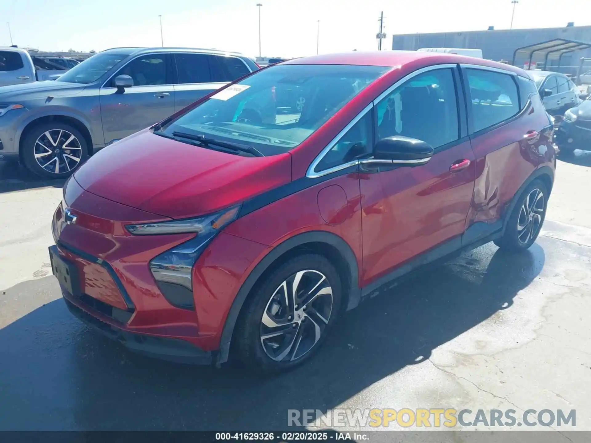 2 Photograph of a damaged car 1G1FX6S04P4147780 CHEVROLET BOLT EV 2023