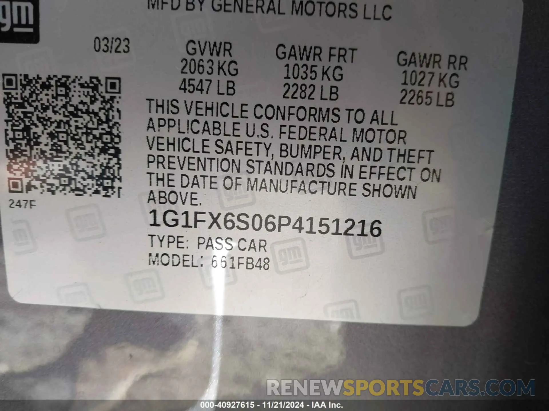 9 Photograph of a damaged car 1G1FX6S06P4151216 CHEVROLET BOLT EV 2023