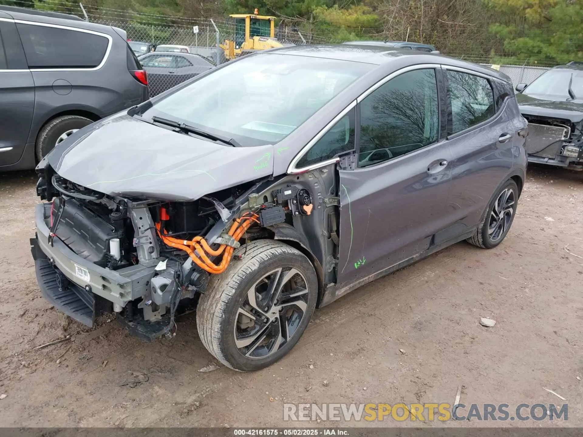 2 Photograph of a damaged car 1G1FX6S07P4135638 CHEVROLET BOLT EV 2023