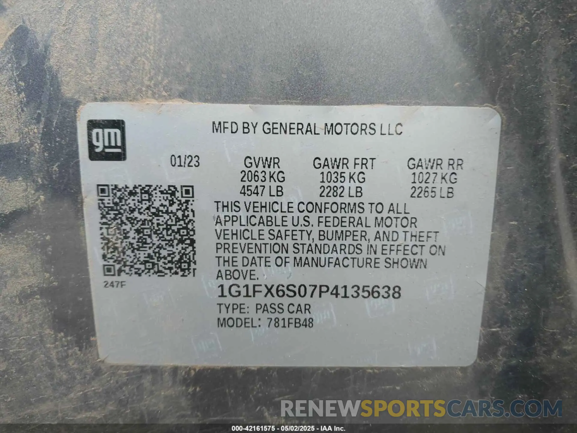 9 Photograph of a damaged car 1G1FX6S07P4135638 CHEVROLET BOLT EV 2023