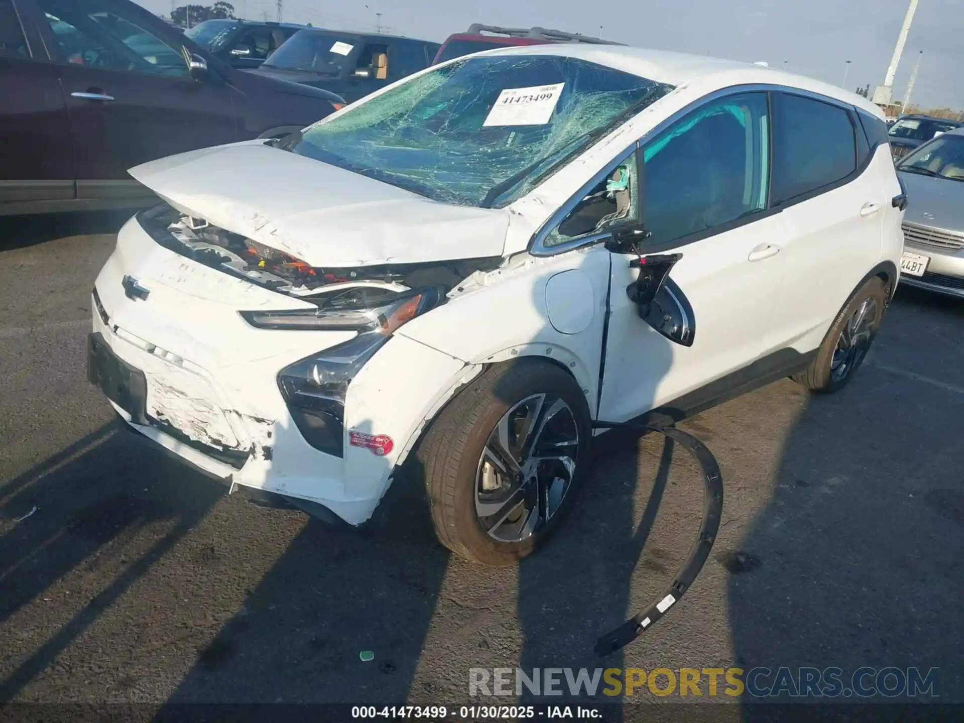 2 Photograph of a damaged car 1G1FX6S0XP4207948 CHEVROLET BOLT EV 2023