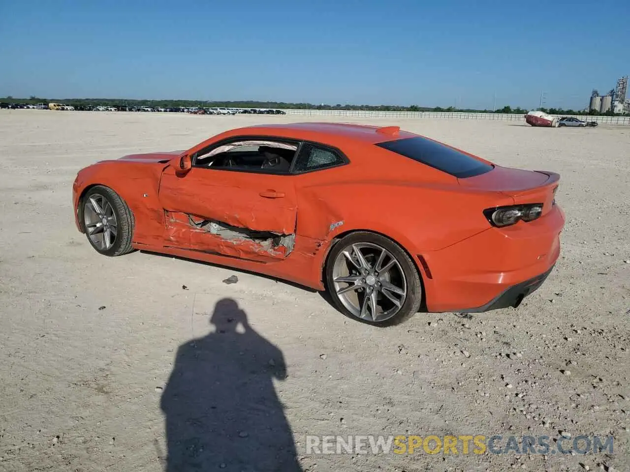 2 Photograph of a damaged car 1G1FA1RX0K0115447 CHEVROLET CAMARO 2019