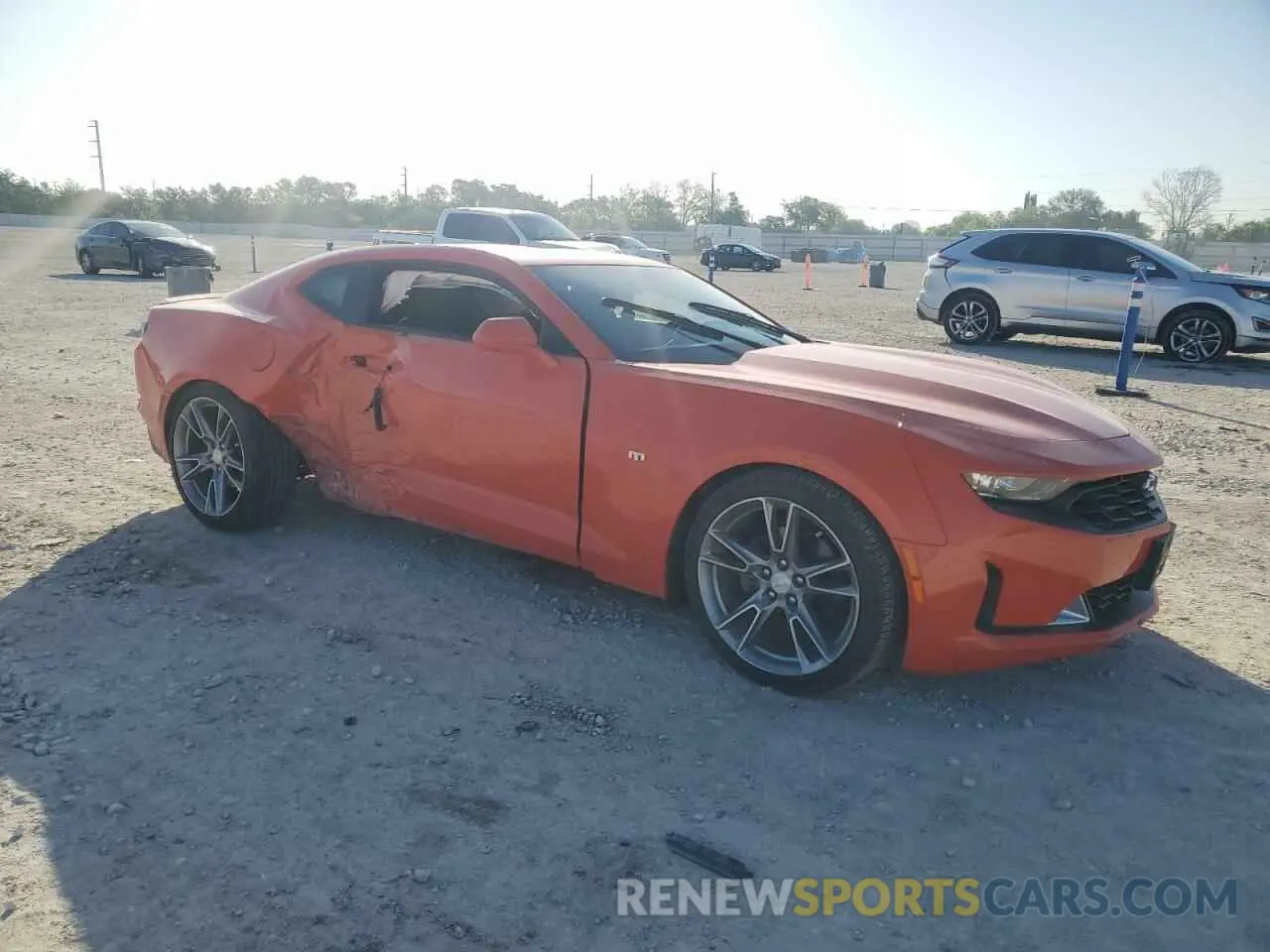 4 Photograph of a damaged car 1G1FA1RX0K0115447 CHEVROLET CAMARO 2019