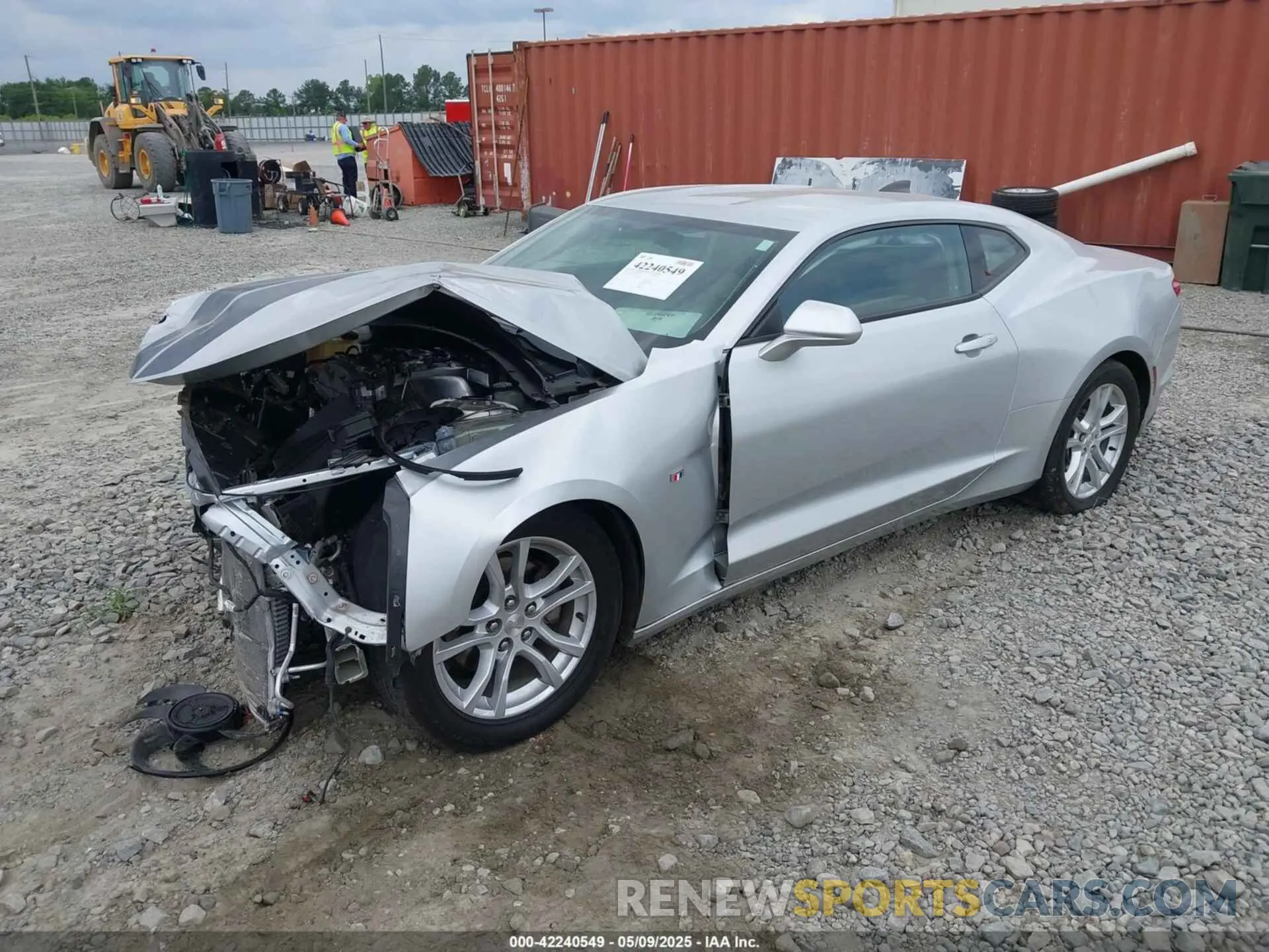 2 Photograph of a damaged car 1G1FA1RX0K0149825 CHEVROLET CAMARO 2019
