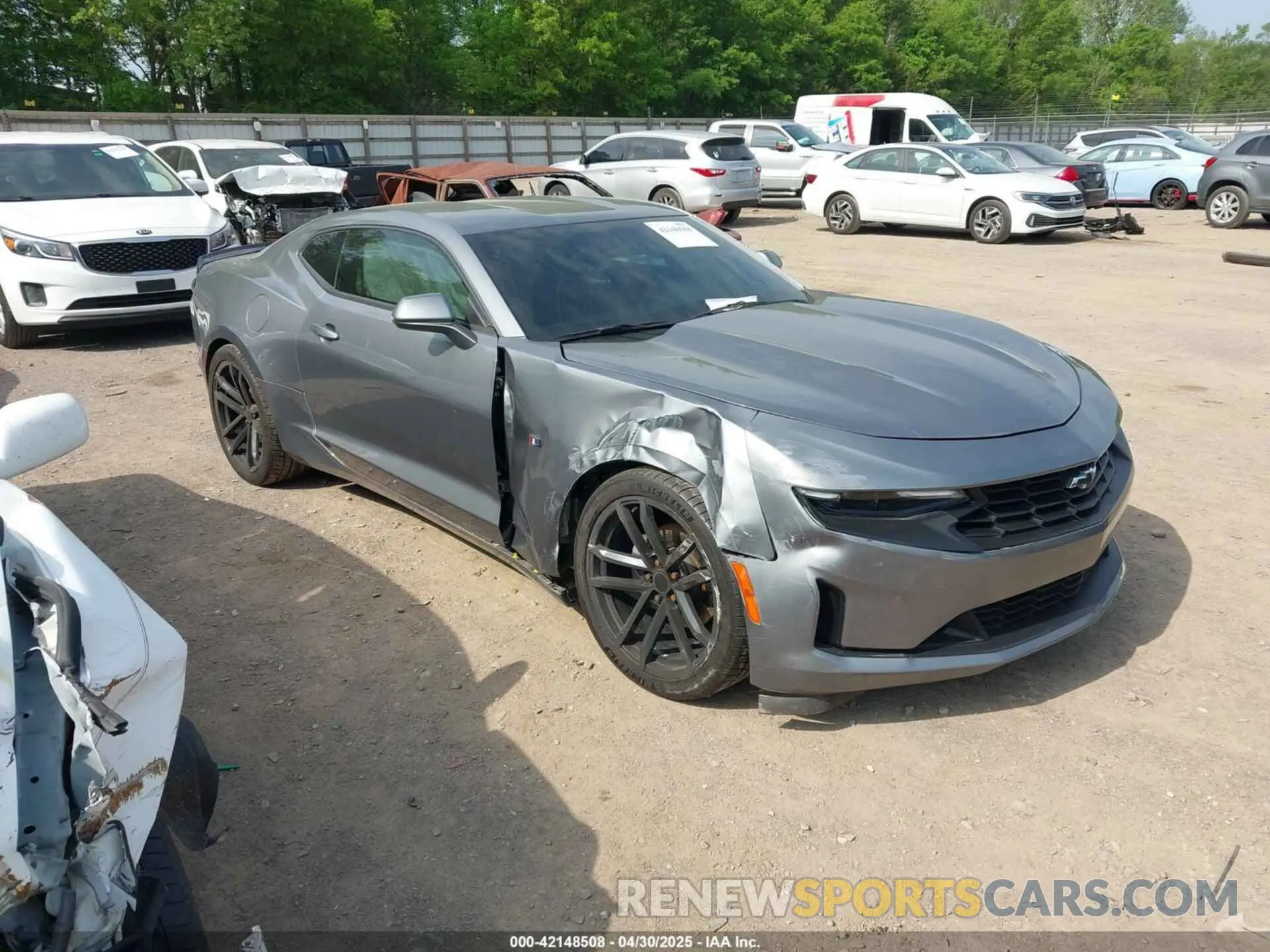 1 Photograph of a damaged car 1G1FA1RX0K0155012 CHEVROLET CAMARO 2019
