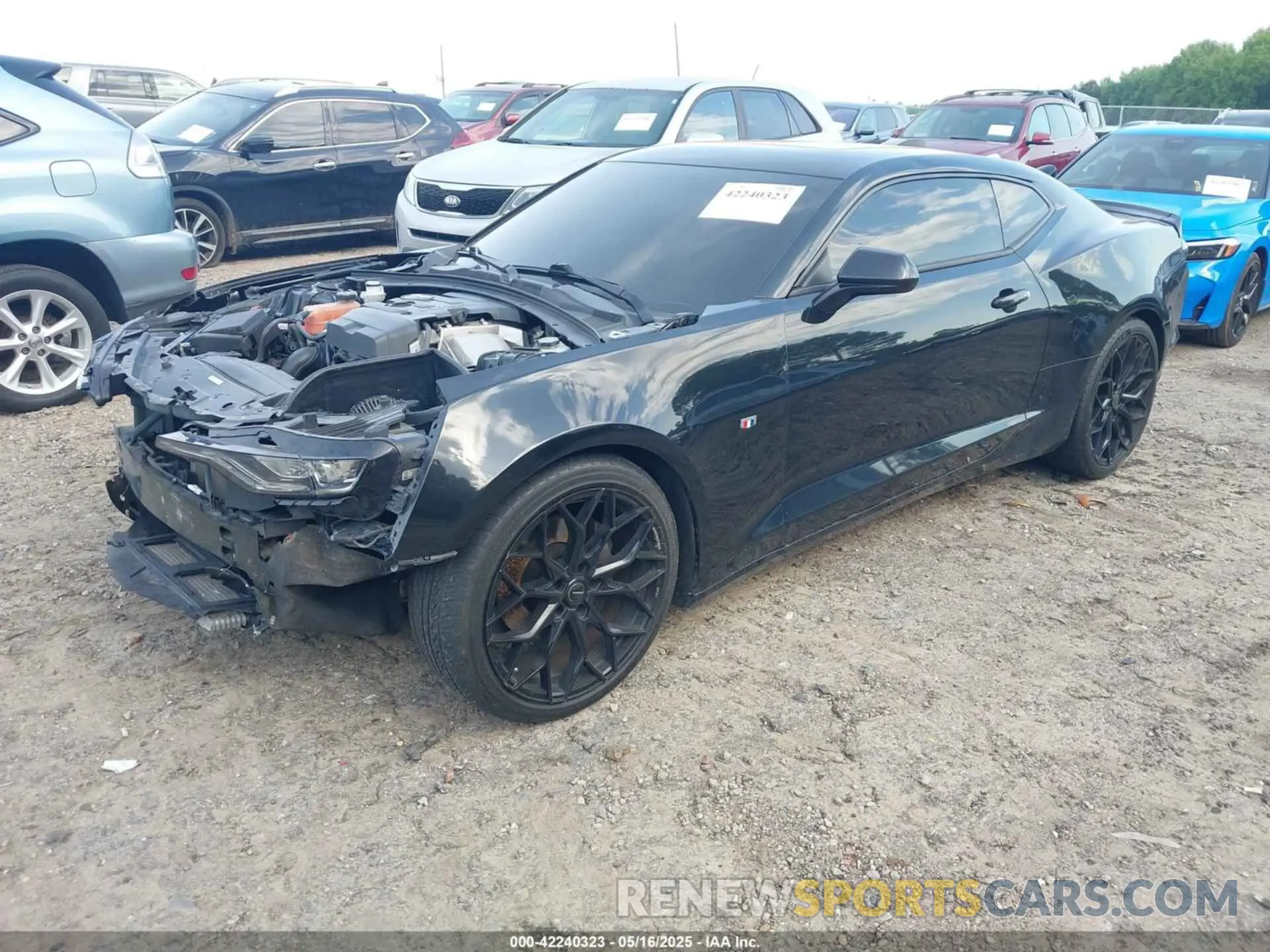 2 Photograph of a damaged car 1G1FA1RX1K0127249 CHEVROLET CAMARO 2019
