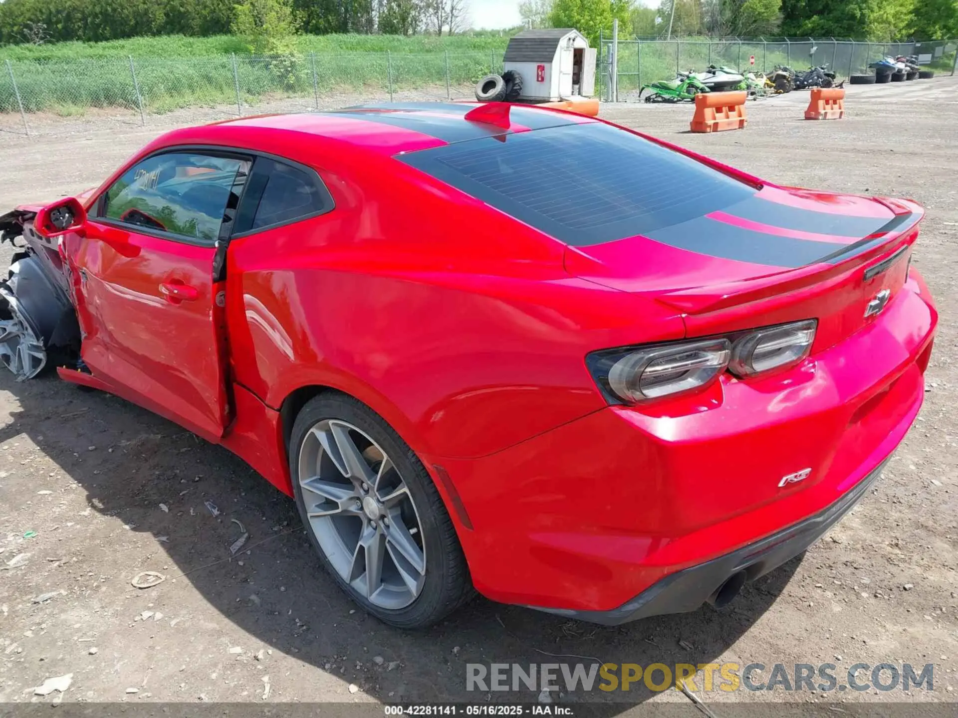 3 Photograph of a damaged car 1G1FA1RX4K0136205 CHEVROLET CAMARO 2019