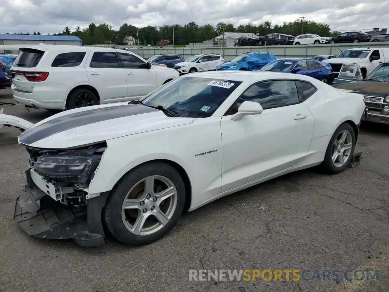 1 Photograph of a damaged car 1G1FA1RX8K0123876 CHEVROLET CAMARO 2019