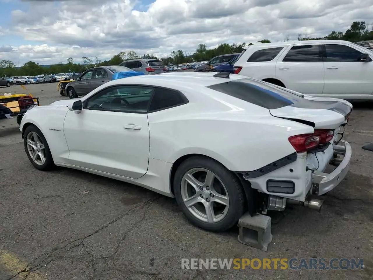 2 Photograph of a damaged car 1G1FA1RX8K0123876 CHEVROLET CAMARO 2019
