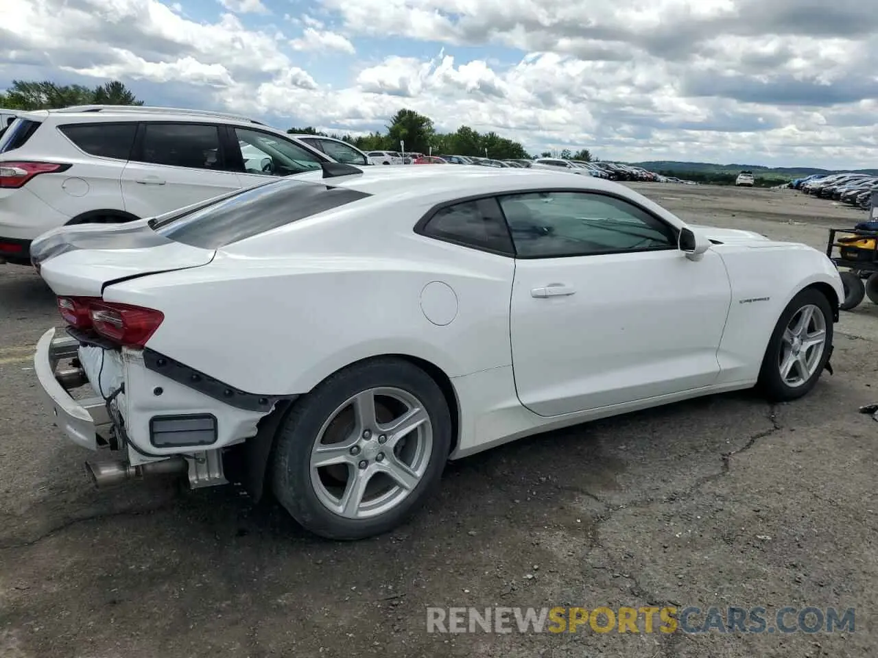 3 Photograph of a damaged car 1G1FA1RX8K0123876 CHEVROLET CAMARO 2019