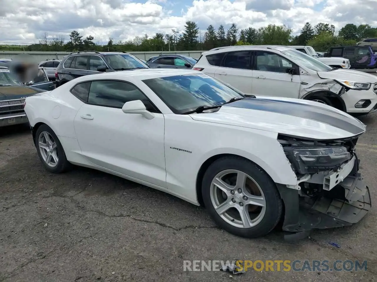 4 Photograph of a damaged car 1G1FA1RX8K0123876 CHEVROLET CAMARO 2019
