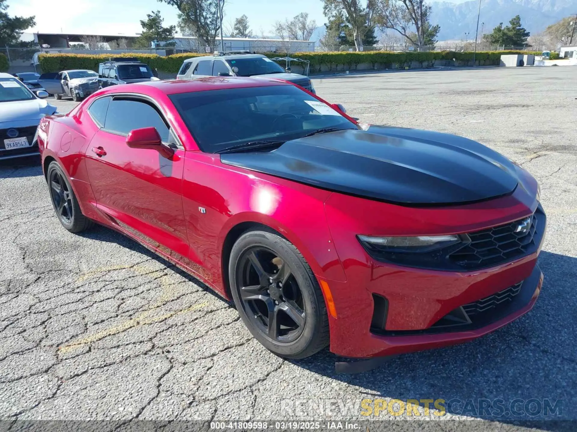 1 Photograph of a damaged car 1G1FA1RXXK0117139 CHEVROLET CAMARO 2019