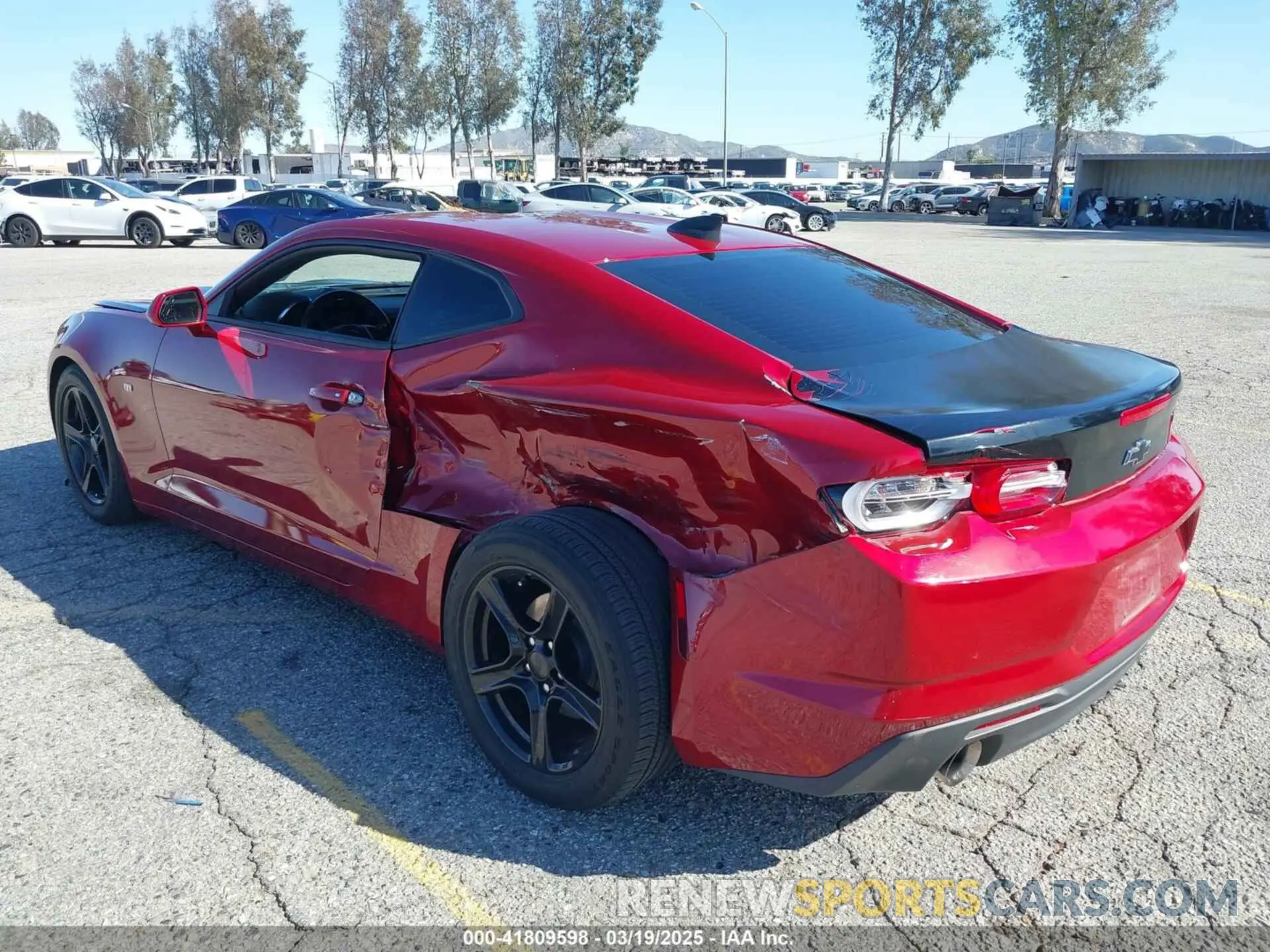 3 Photograph of a damaged car 1G1FA1RXXK0117139 CHEVROLET CAMARO 2019
