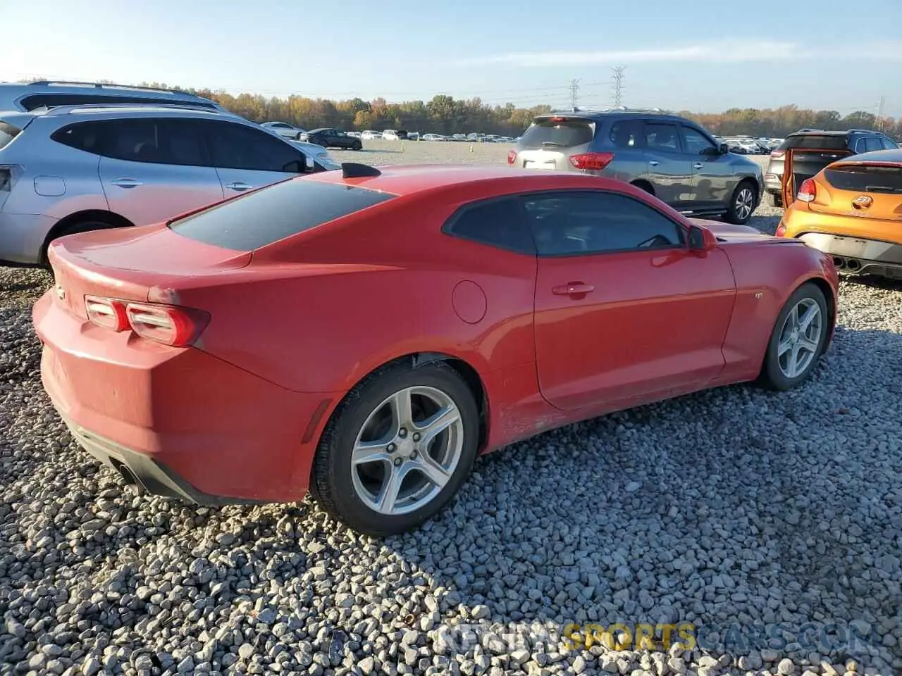 3 Photograph of a damaged car 1G1FB1RS1K0102921 CHEVROLET CAMARO 2019