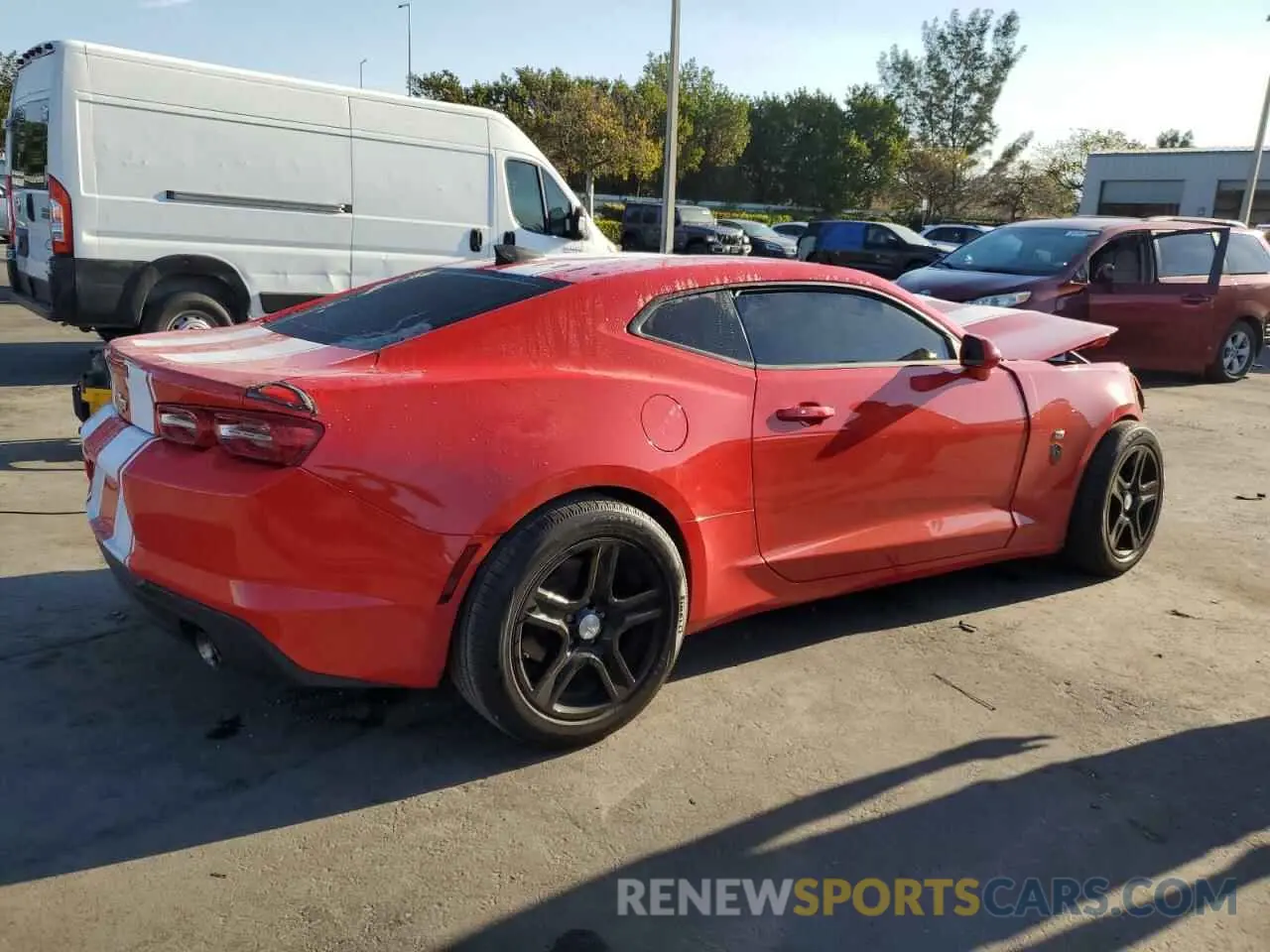 3 Photograph of a damaged car 1G1FB1RS2K0138214 CHEVROLET CAMARO 2019