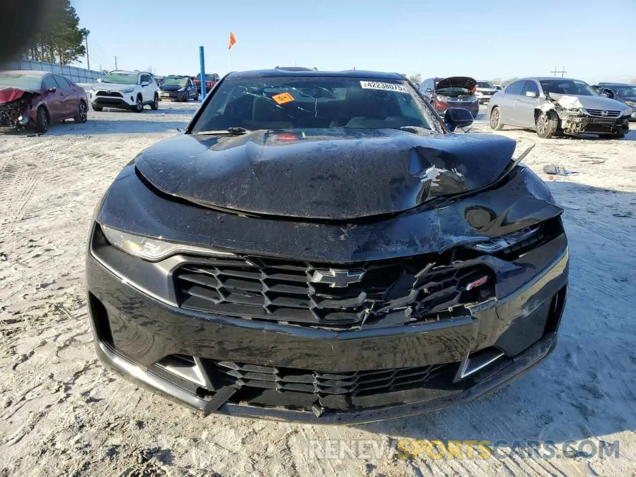 5 Photograph of a damaged car 1G1FB1RS5K0145691 CHEVROLET CAMARO 2019