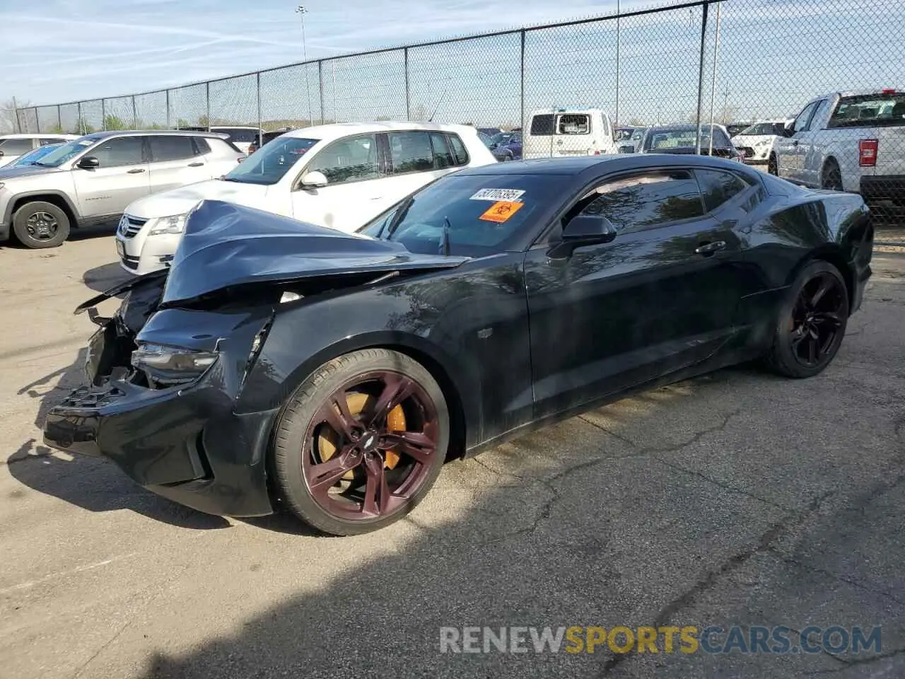 1 Photograph of a damaged car 1G1FB1RS6K0102946 CHEVROLET CAMARO 2019