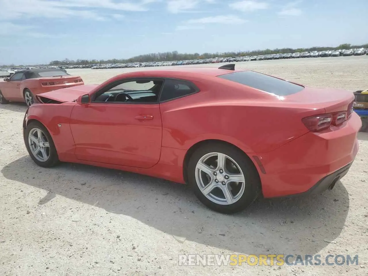 2 Photograph of a damaged car 1G1FB1RS6K0106754 CHEVROLET CAMARO 2019