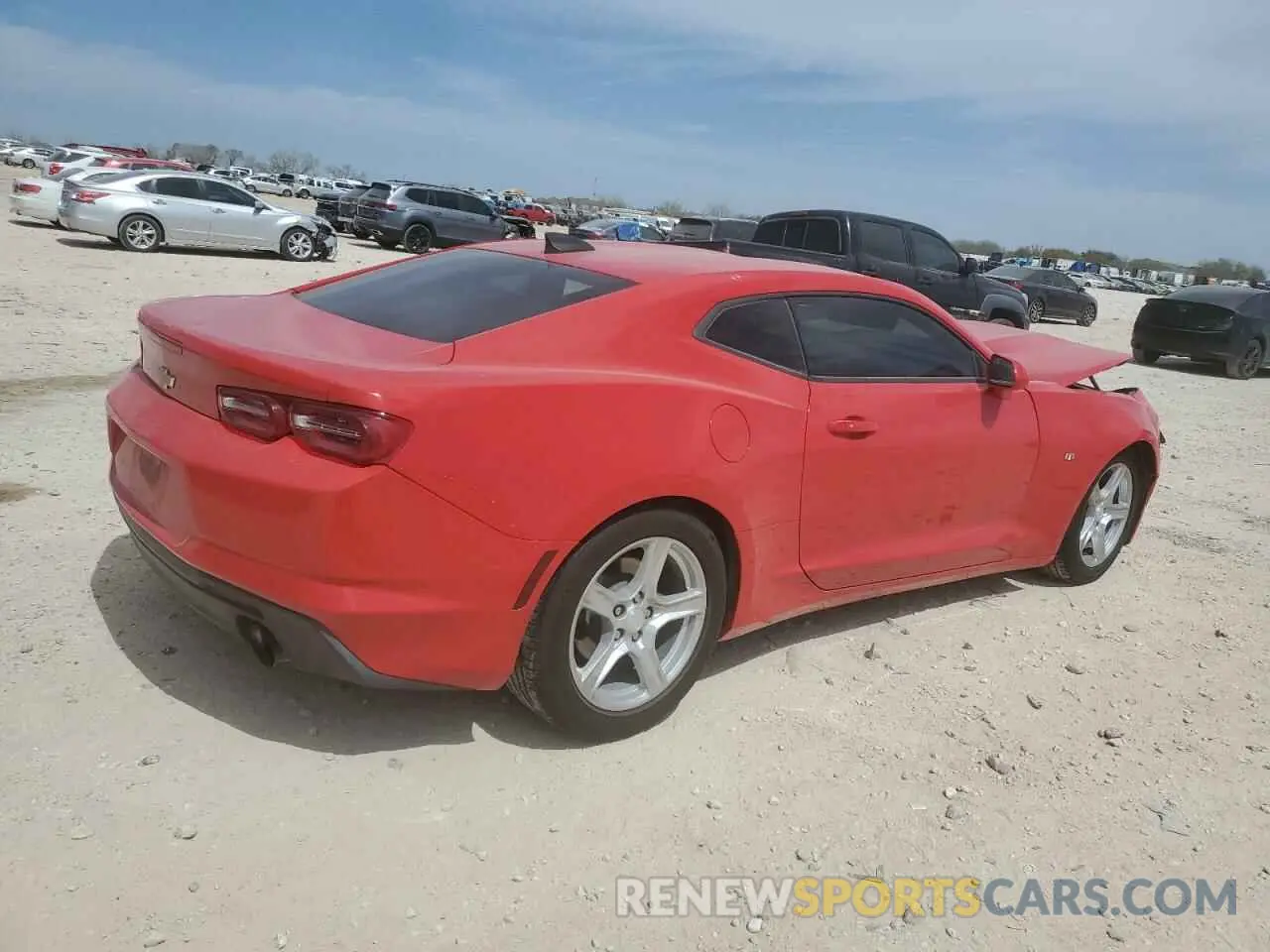 3 Photograph of a damaged car 1G1FB1RS6K0106754 CHEVROLET CAMARO 2019