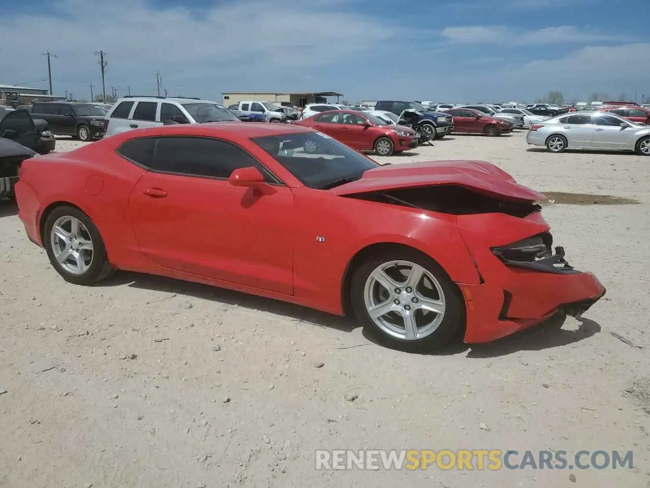 4 Photograph of a damaged car 1G1FB1RS6K0106754 CHEVROLET CAMARO 2019