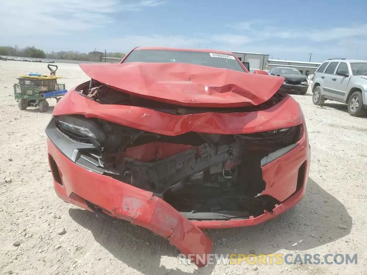 5 Photograph of a damaged car 1G1FB1RS6K0106754 CHEVROLET CAMARO 2019