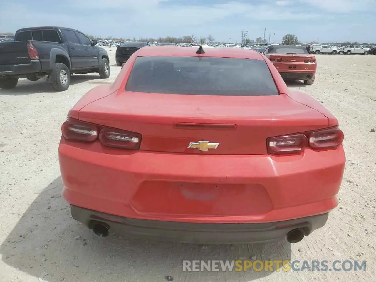 6 Photograph of a damaged car 1G1FB1RS6K0106754 CHEVROLET CAMARO 2019