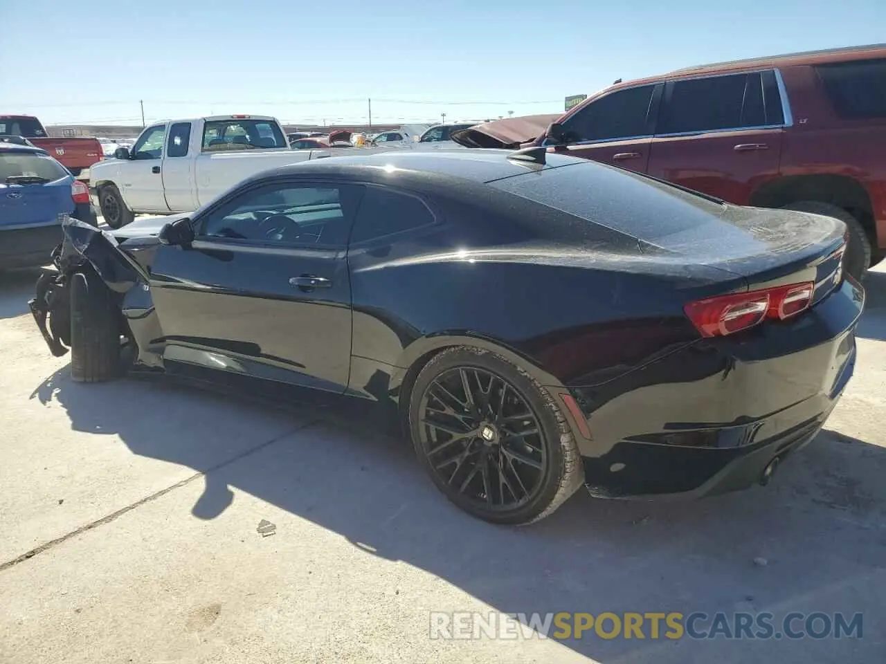 2 Photograph of a damaged car 1G1FB1RS7K0110912 CHEVROLET CAMARO 2019
