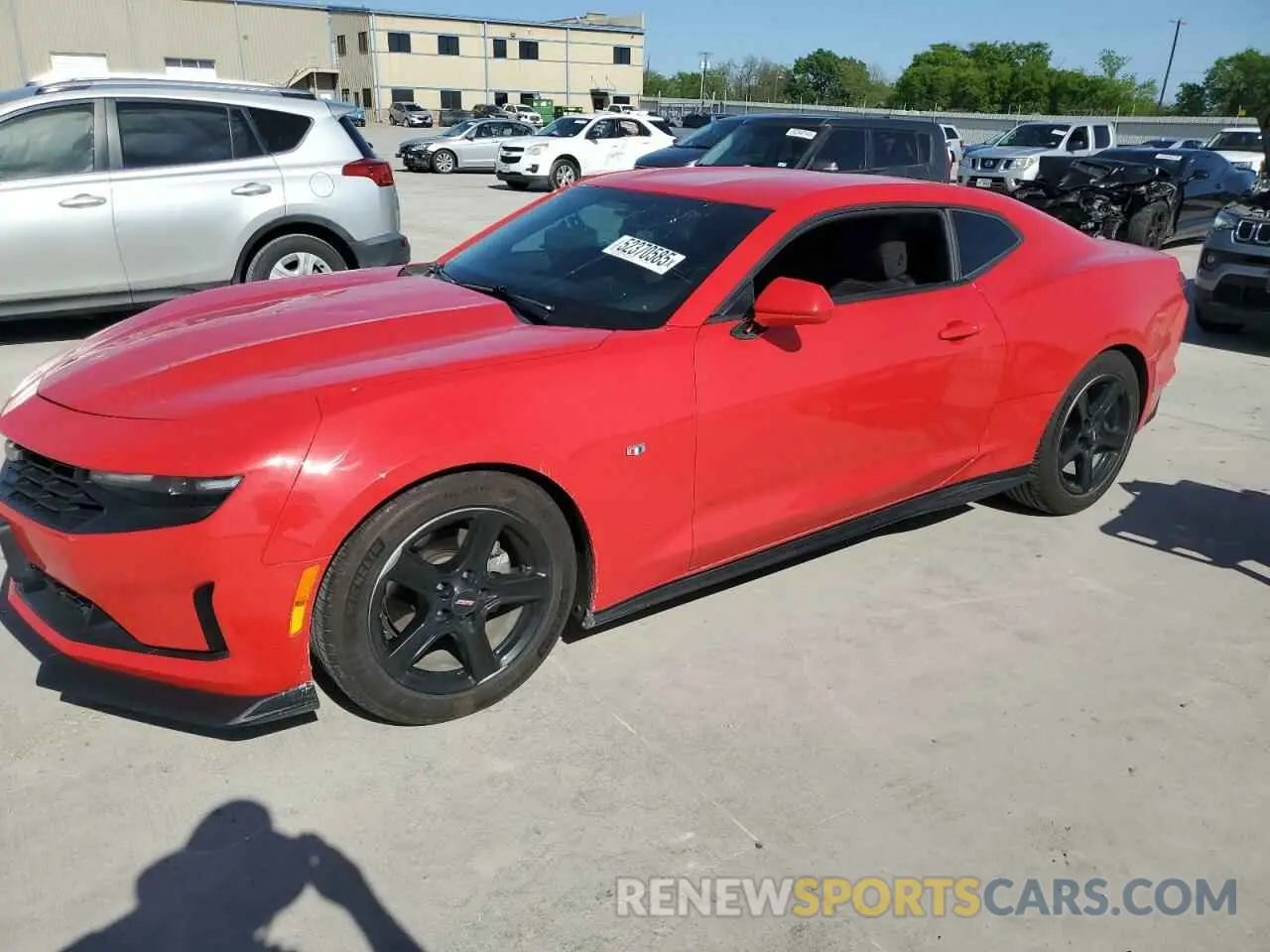 1 Photograph of a damaged car 1G1FB1RS8K0125824 CHEVROLET CAMARO 2019