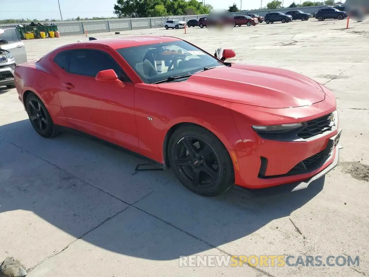 4 Photograph of a damaged car 1G1FB1RS8K0125824 CHEVROLET CAMARO 2019
