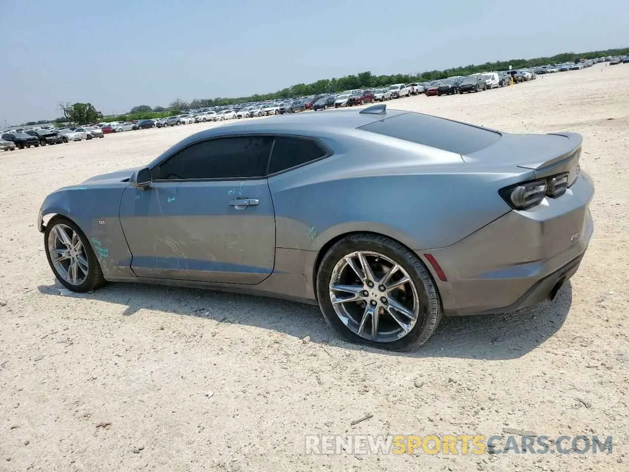 2 Photograph of a damaged car 1G1FB1RS9K0109356 CHEVROLET CAMARO 2019