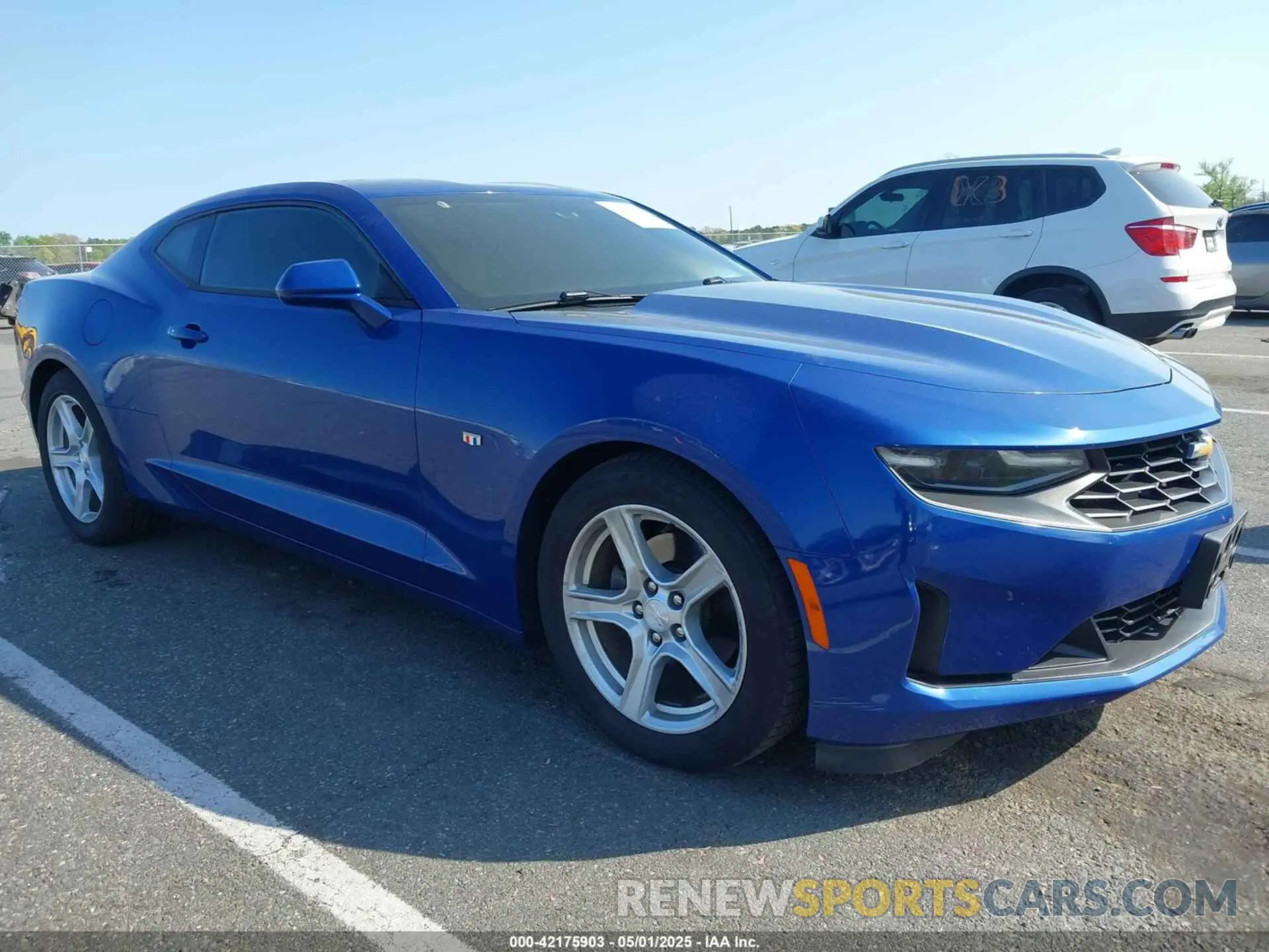 1 Photograph of a damaged car 1G1FB1RX0K0113565 CHEVROLET CAMARO 2019
