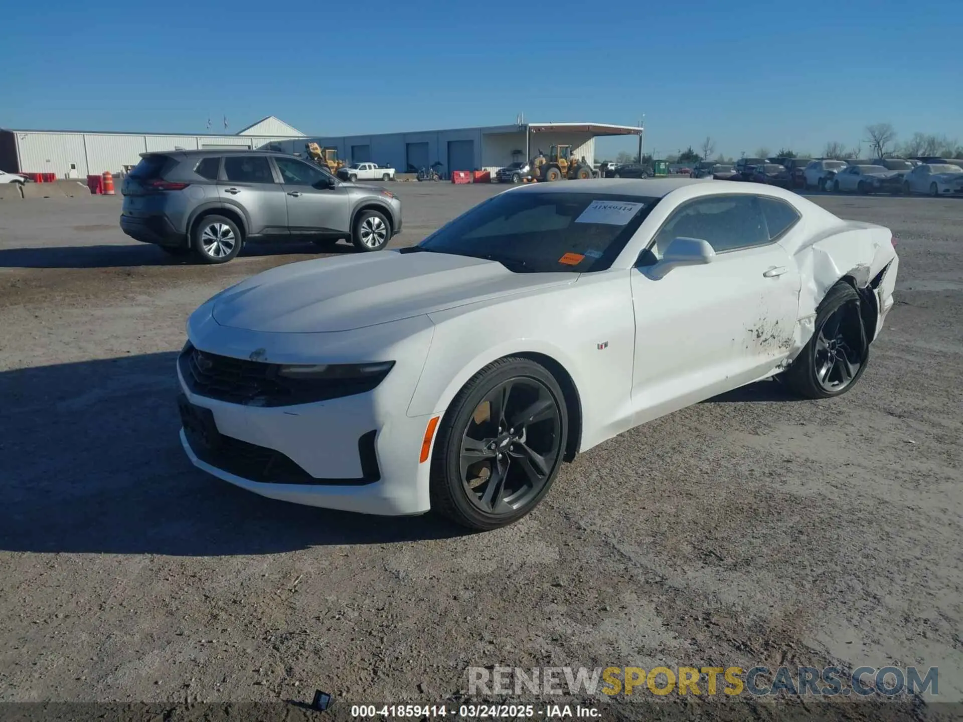 2 Photograph of a damaged car 1G1FB1RX0K0147019 CHEVROLET CAMARO 2019