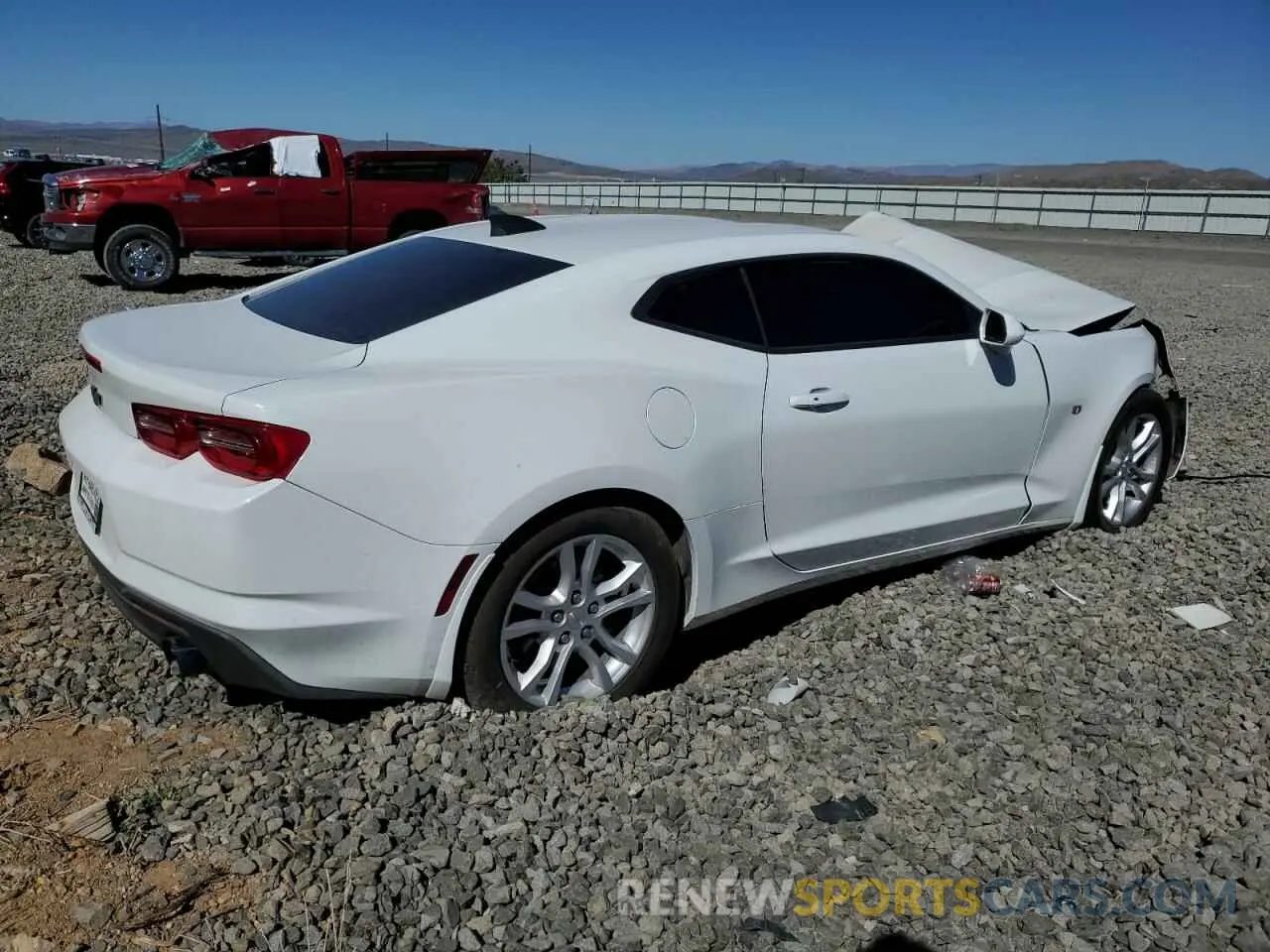 3 Photograph of a damaged car 1G1FB1RX1K0117785 CHEVROLET CAMARO 2019